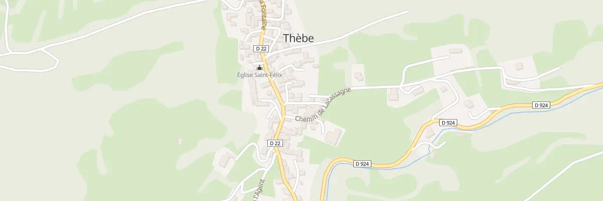 Plan du 5024 Le Village à Thèbe