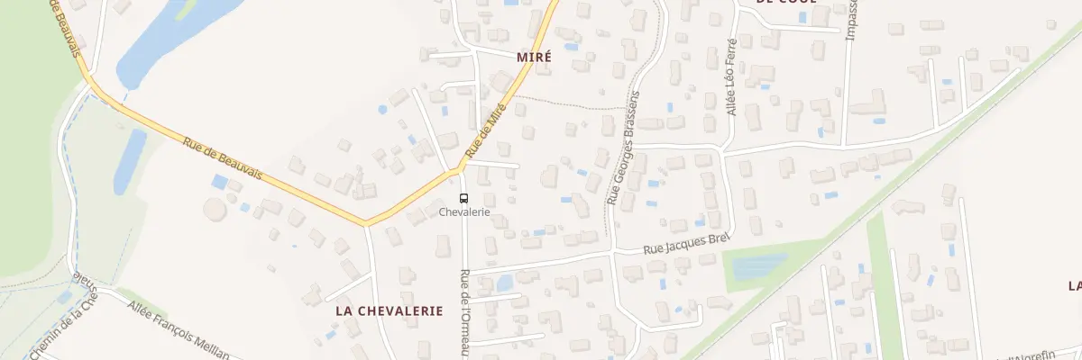 Plan du 92 Rue de Miré à Ballan-Miré