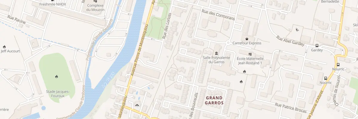 Plan du 39 Rue des Bouvreuils à Auch