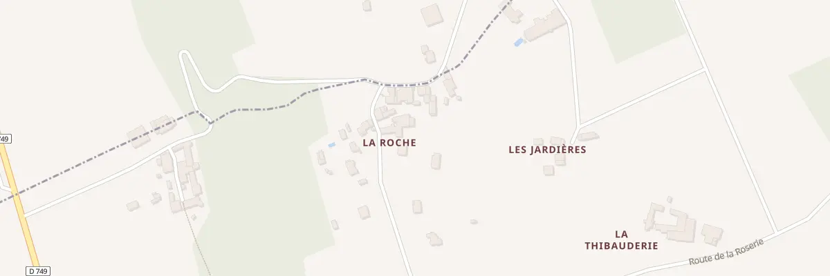 Plan du 14 La Roche à Bellefonds