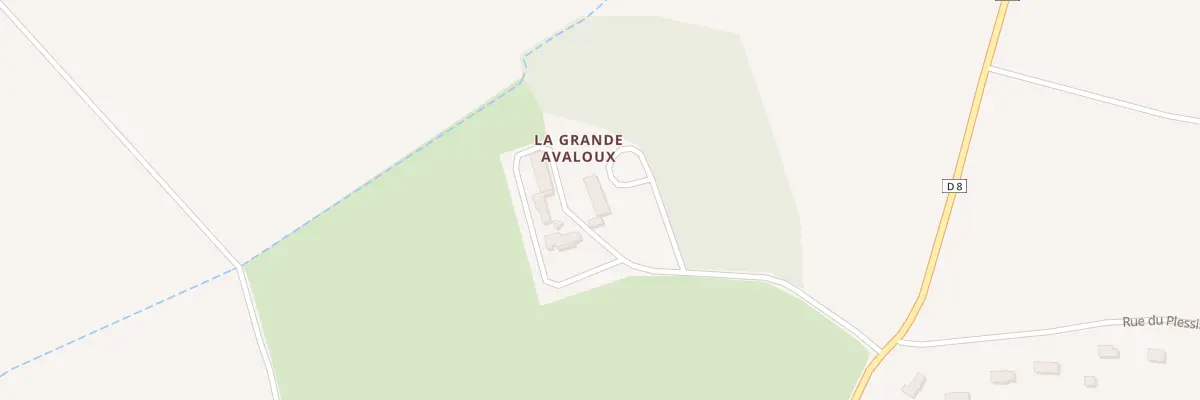 Plan du 1 La Grande Avaloux à Artannes-sur-Indre