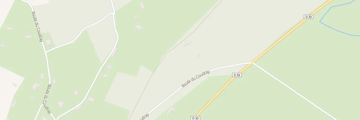 Plan du 2 Rte du Coudray à Treis-Sants-en-Ouche