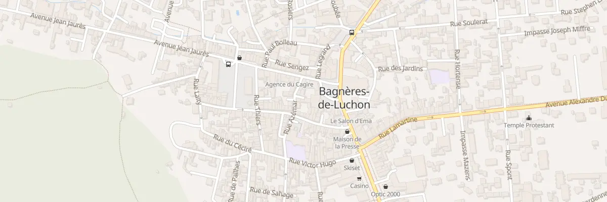 Plan du 7B Rue Azemar à Bagnères-de-Luchon