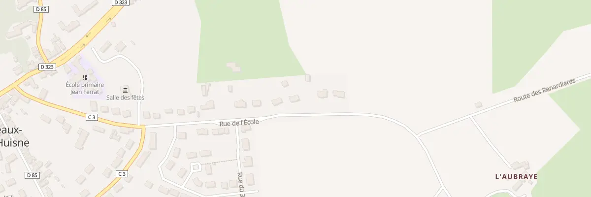 Plan du 33 Rue de L Ecole à Sceaux-sur-Huisne