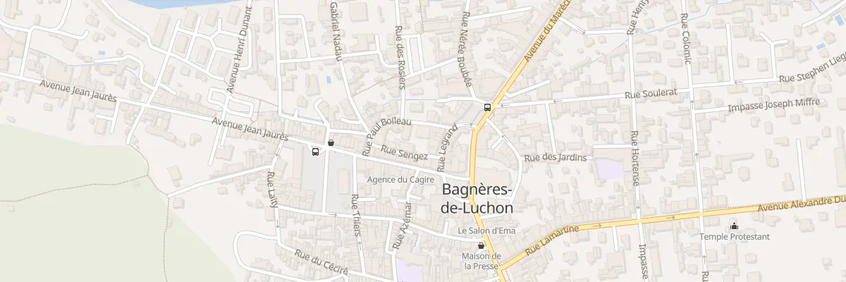 Plan du 5 Rue Paul Boileau à Bagnères-de-Luchon