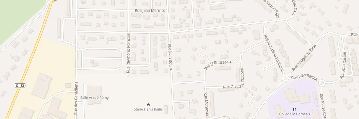 Plan du 13 Rue Jean Bouin à Bernay
