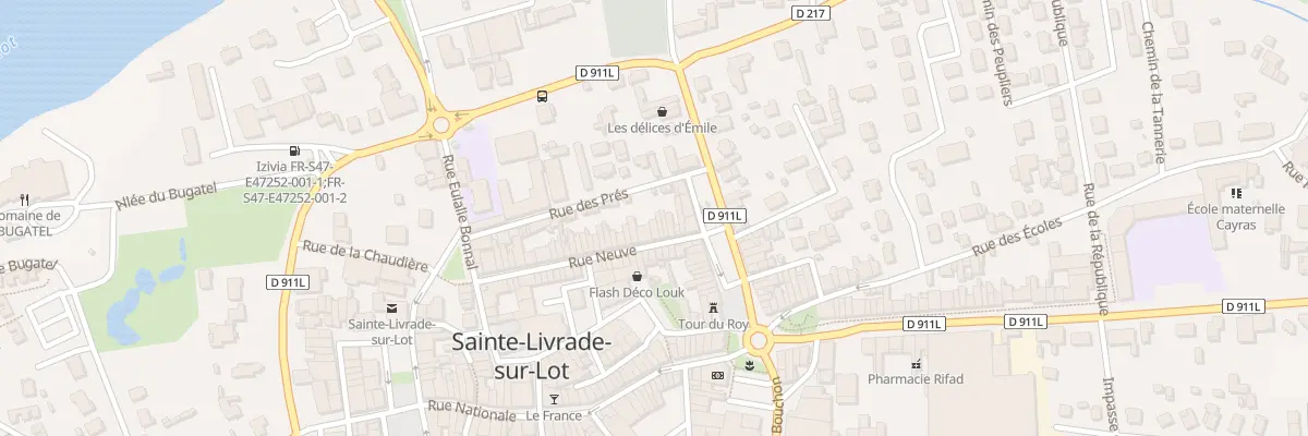 Plan du 45 Rue Neuve à Sainte-Livrade-sur-Lot
