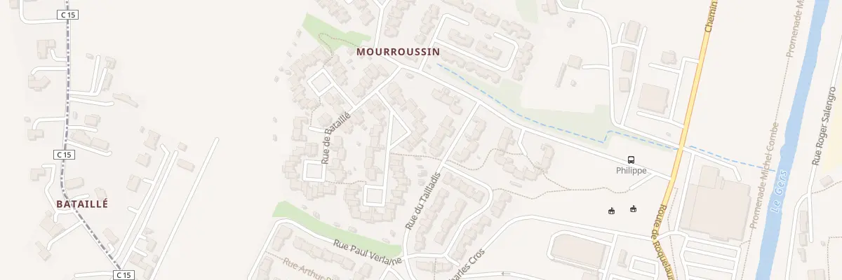 Plan du 13 Rue du Comte à Auch