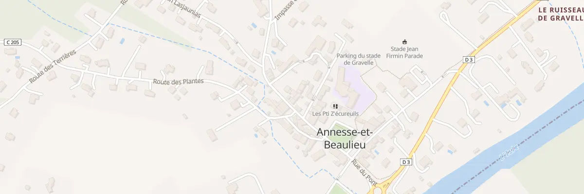Plan du 14 Rue du Colonel Gaucher à Annesse-et-Beaulieu