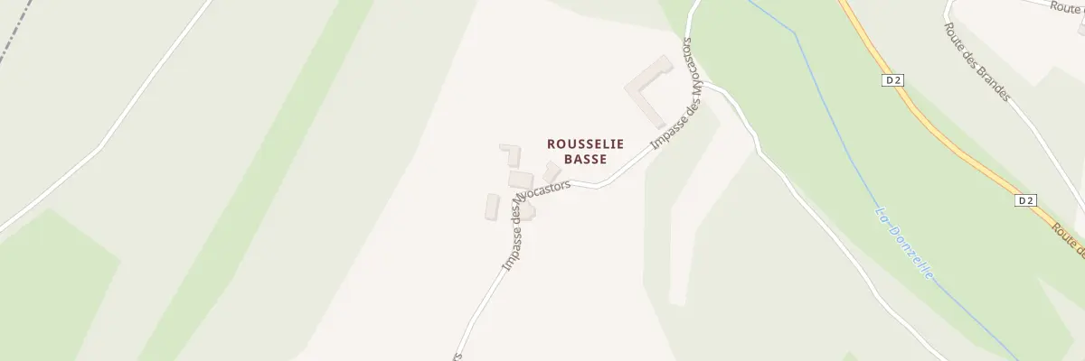 Plan du 43 Rousselie Basse à Bussac