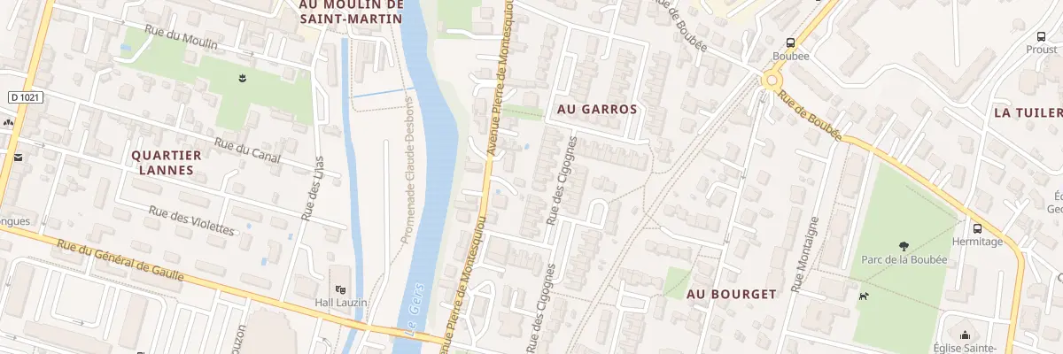 Plan du 23 Rue des Cigognes à Auch
