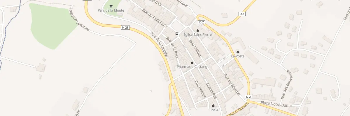 Plan du 32 Rue de la Paix à Castillonnès