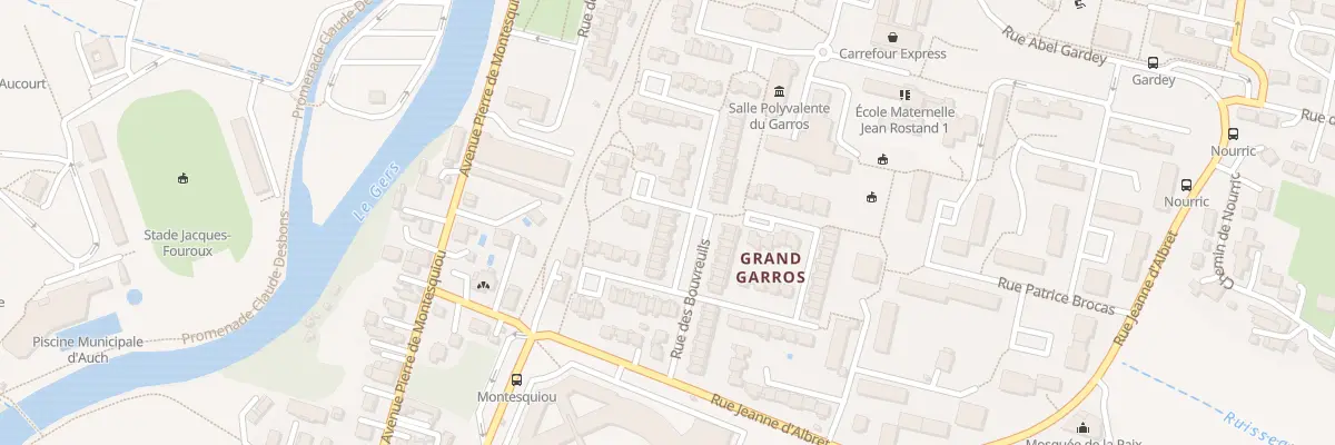 Plan du 19 Rue des Bouvreuils à Auch