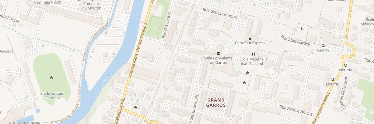 Plan du 35 Rue des Bouvreuils à Auch