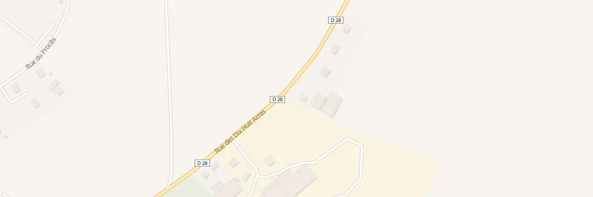 Plan du 674 Rue des Dix Huit Acres à Petiville