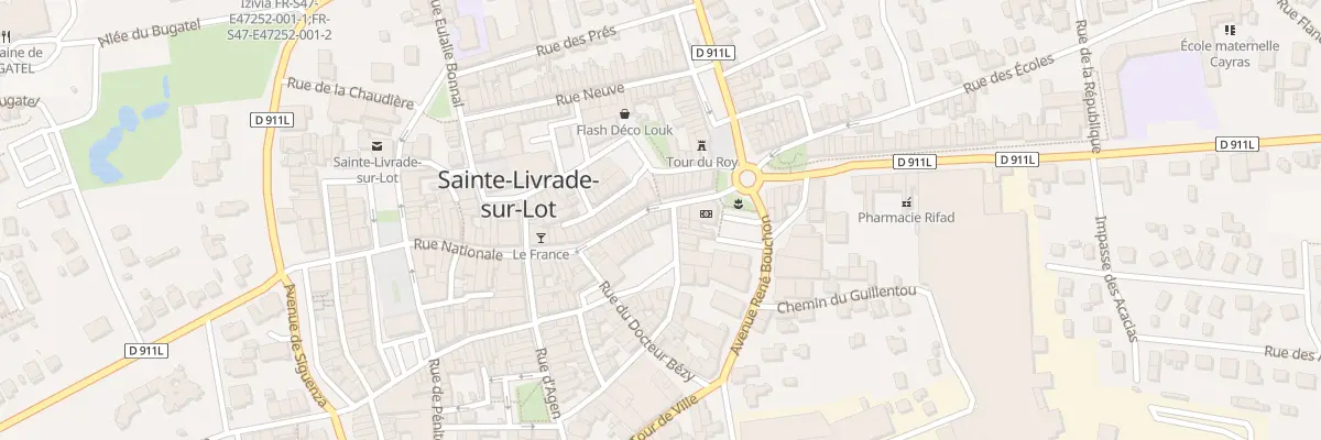 Plan du 11 Rue Nationale à Sainte-Livrade-sur-Lot