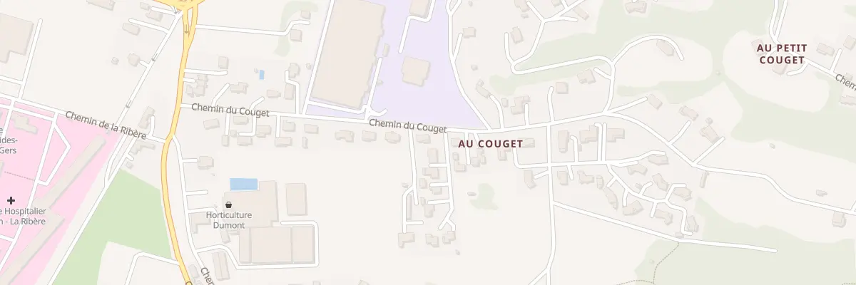 Plan du 2 Rue Champollion à Auch