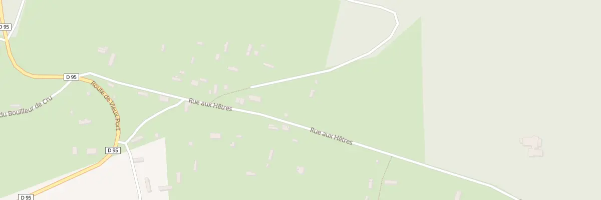 Plan du 370 Rue aux Hetres à Trouville-la-Haule
