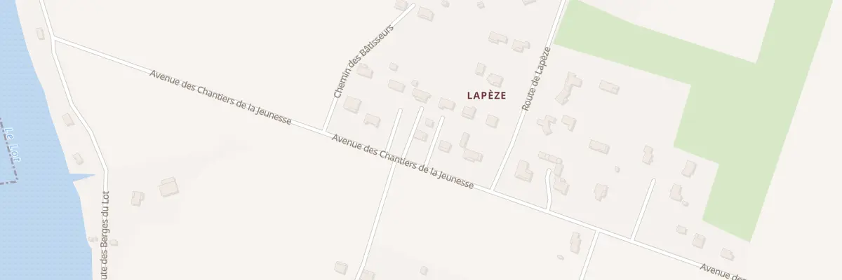 Plan du 1318 Av Chantiers de la Jeunesse à Sainte-Livrade-sur-Lot