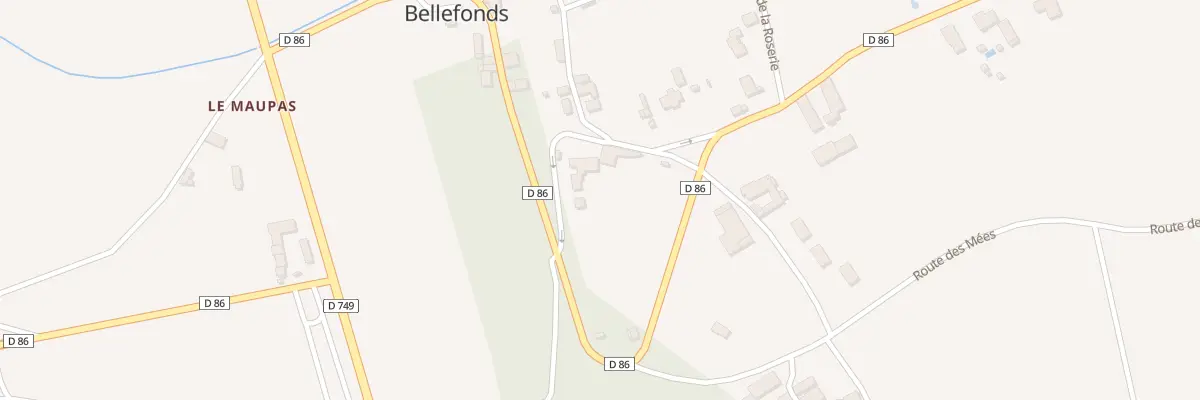 Plan du 7 Rte de Beauregard à Bellefonds
