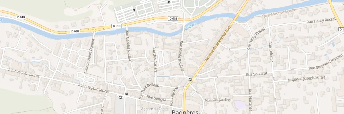 Plan du 6 Rue Jules Francois à Bagnères-de-Luchon