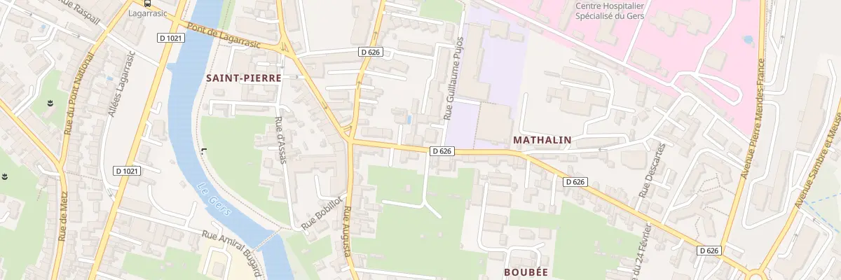 Plan du 11 Rue du 11 Novembre à Auch