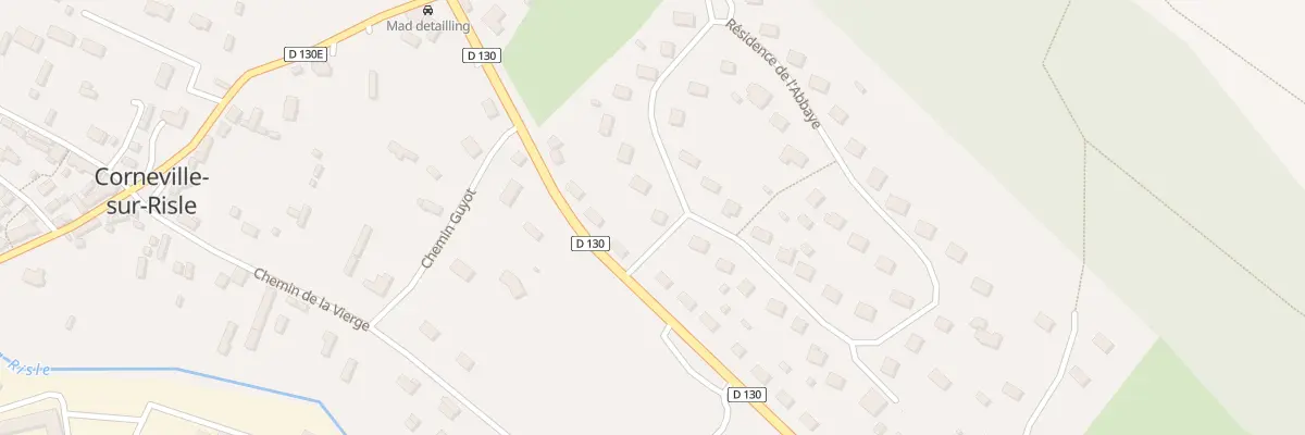 Plan du 1 Res de l’Abbaye à Corneville-sur-Risle