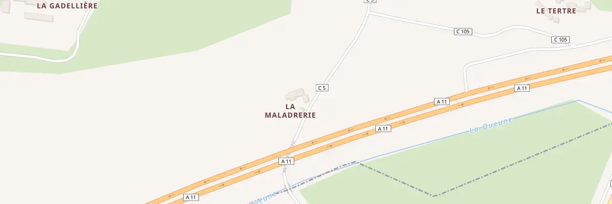 Plan du 1 La Maladrerie à Villaines-la-Gonais