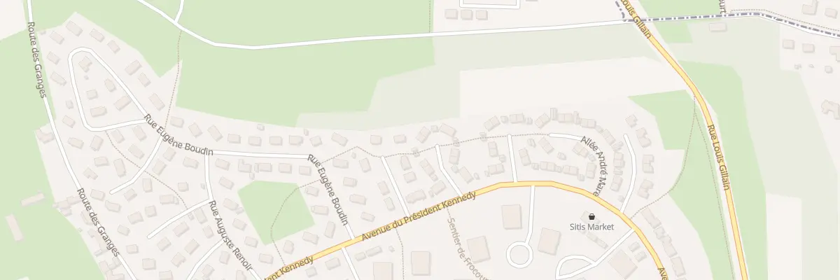 Plan du 7 All Fernand Leger à Bernay