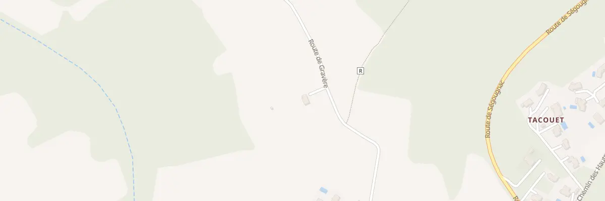 Plan du 555 Route de Gravère à Moirax