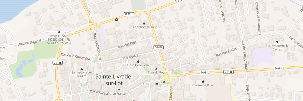 Plan du 19 Bd de la Tour à Sainte-Livrade-sur-Lot