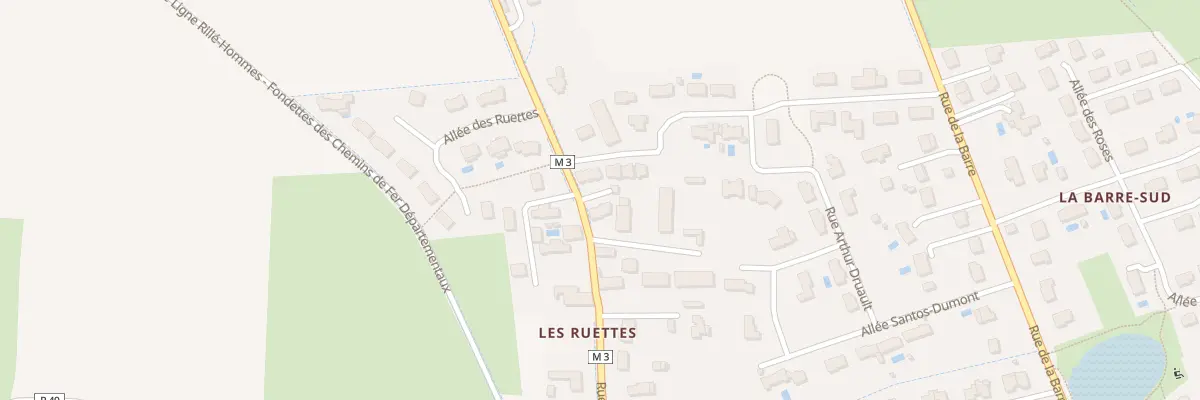 Plan du 44A Rue de la République à Fondettes