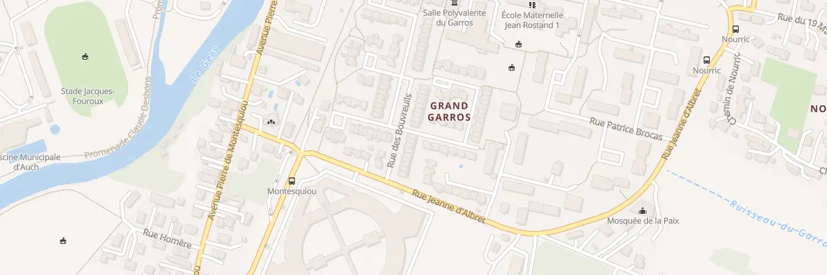 Plan du 18 Rue des Bouvreuils à Auch