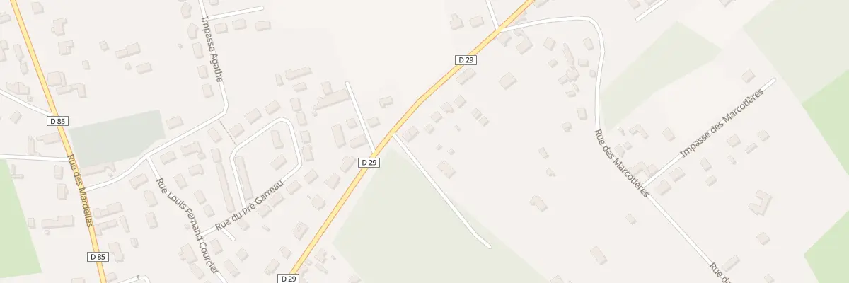 Plan du 29 Rue des Bains au Luart