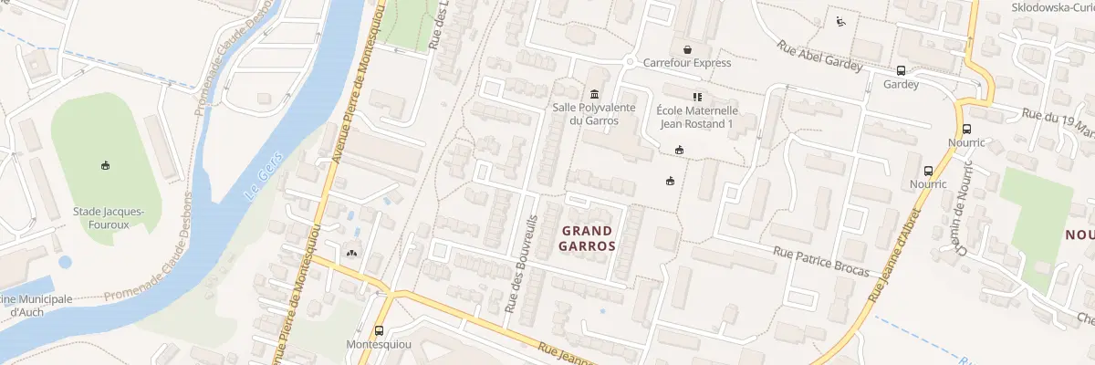 Plan du 38 Rue des Bouvreuils à Auch