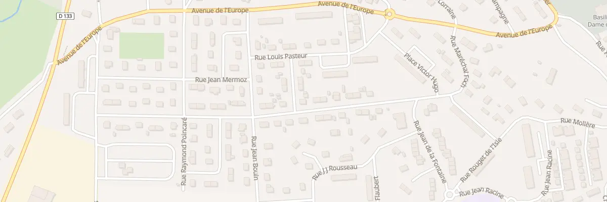Plan du 7 Rue de la Marne à Bernay