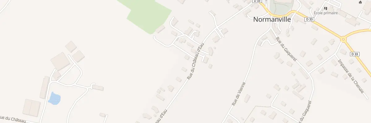 Plan du 210 Rue du Château d’Eau à Normanville