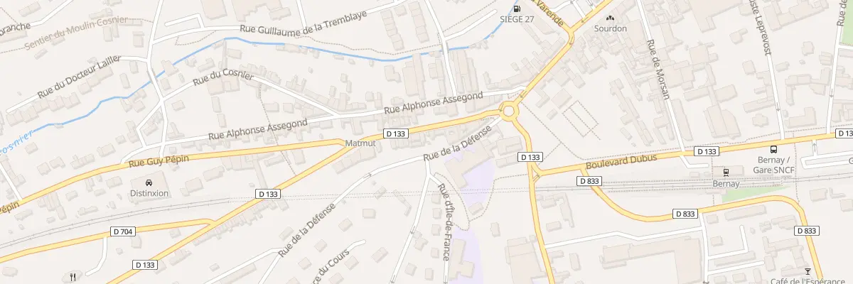 Plan du 42 Rue Maurice Lemoing à Bernay