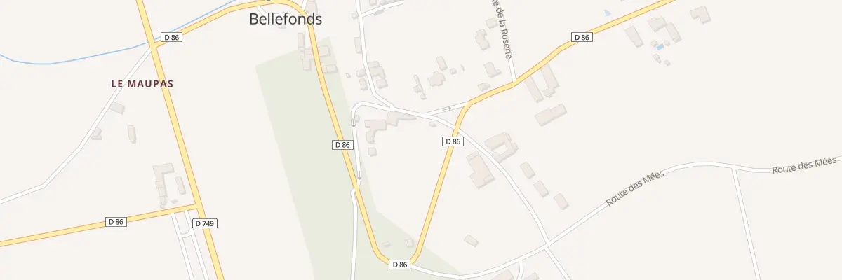 Plan du 5 Rte de Beauregard à Bellefonds