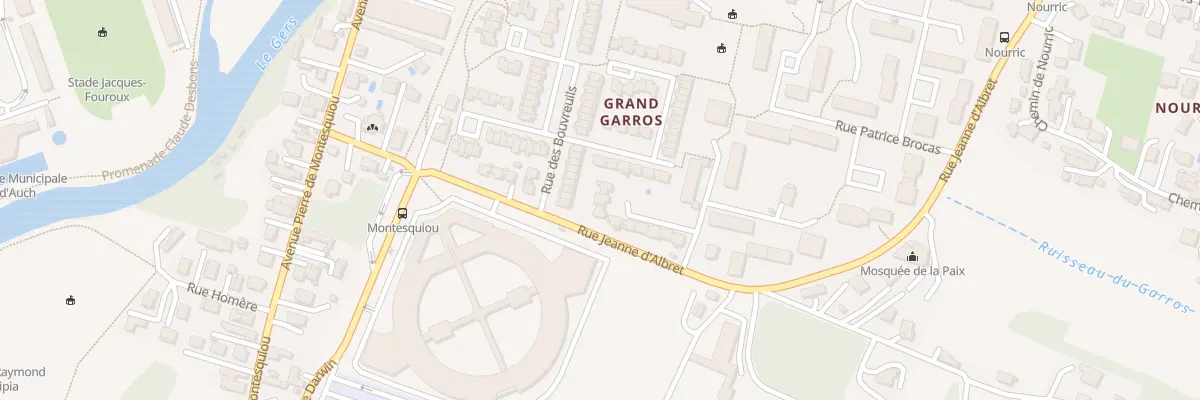 Plan du 15 Rue des Moineaux à Auch