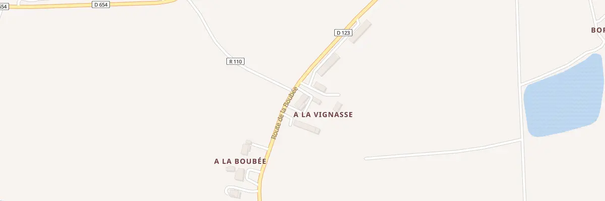 Plan du 798 Rte de la Boubee à Sainte-Radegonde