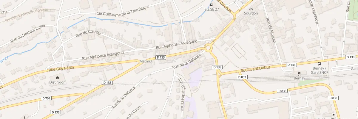 Plan du 44 Rue Maurice Lemoing à Bernay