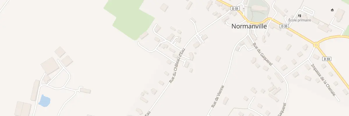 Plan du 196 Rue du Château d’Eau à Normanville