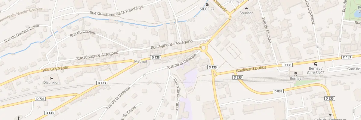 Plan du 46 Rue Maurice Lemoing à Bernay