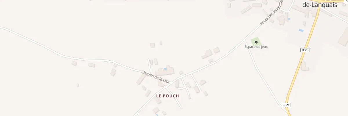 Plan du 65 Le Pouch à Saint-Aubin-de-Lanquais