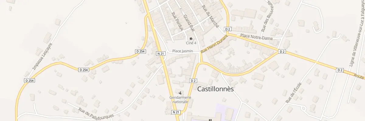 Plan du 8 Pl Jasmin à Castillonnès