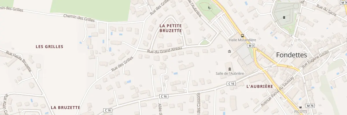 Plan du 14 Rue du Grand Aireau à Fondettes