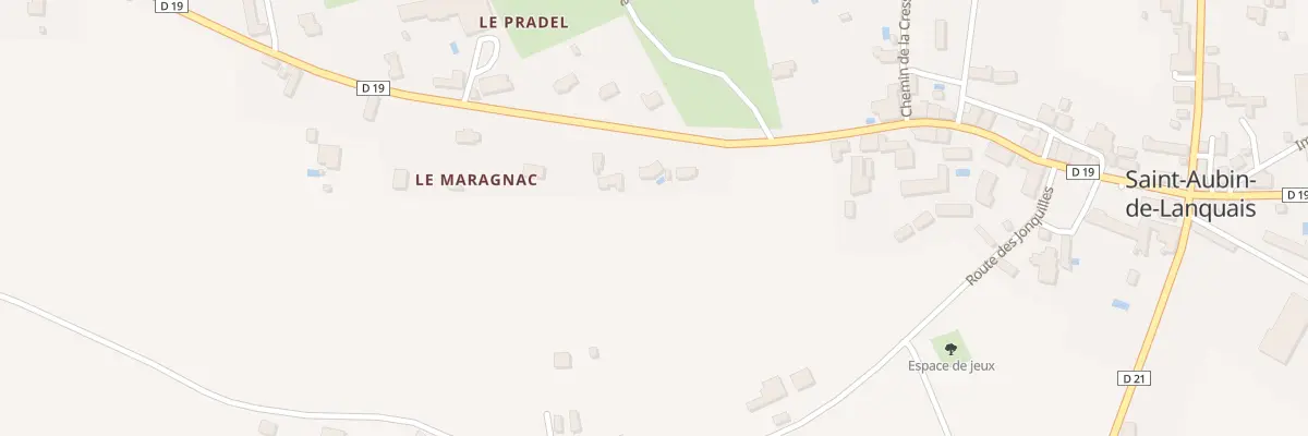 Plan du 58 Le Maragnac à Saint-Aubin-de-Lanquais