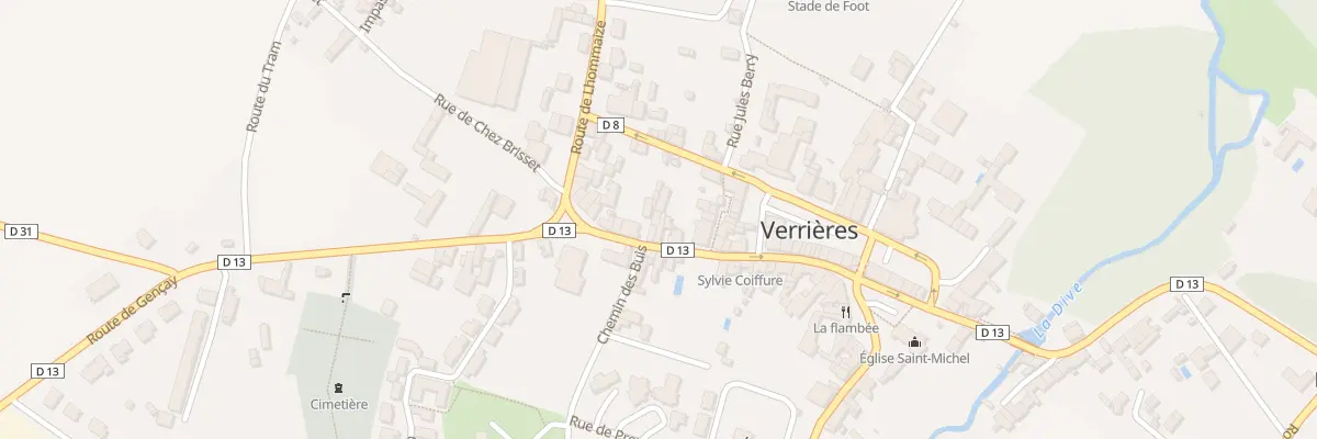 Plan du 16 Gr Grande Rue à Verrières