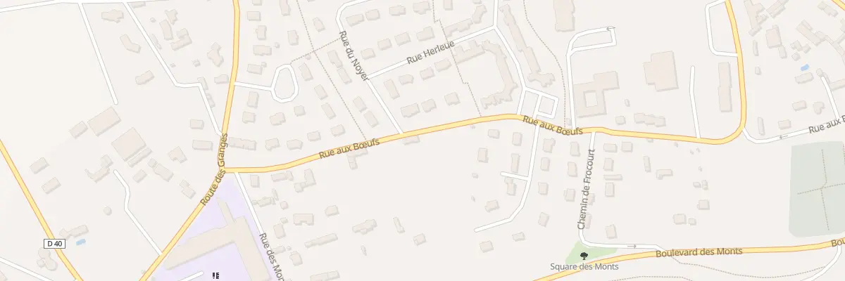 Plan du 20 Rue aux Boeufs à Bernay
